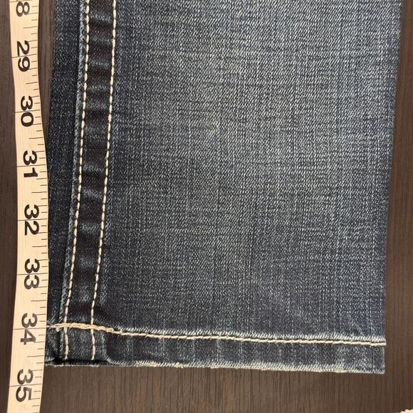 Rawkn Y2K Jeans Womens 29 Skull Studded Low Rise Skater Key Closet Vintage NEW - Picture 13 of 14